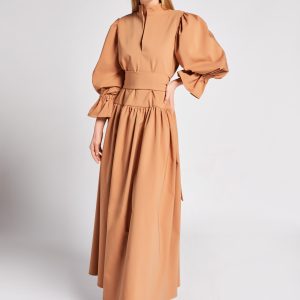 Camel dress