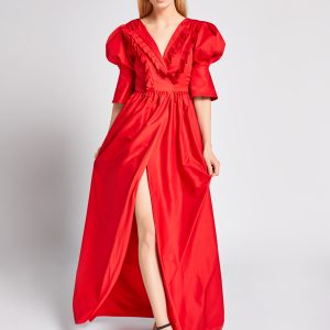 Suknia czerwona maxi